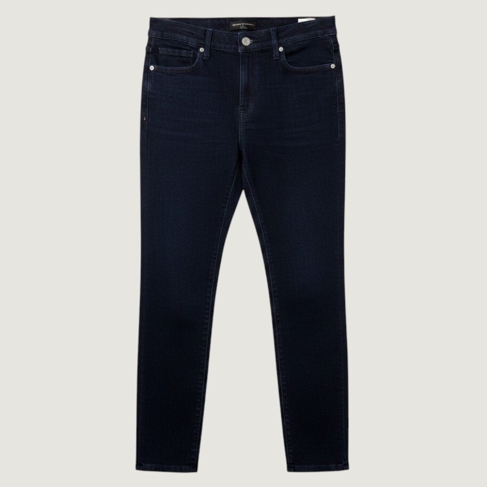 Banana Republic Skinny Fit Jeans Women's 29/8 Dark Indigo Rinse Mid Rise
